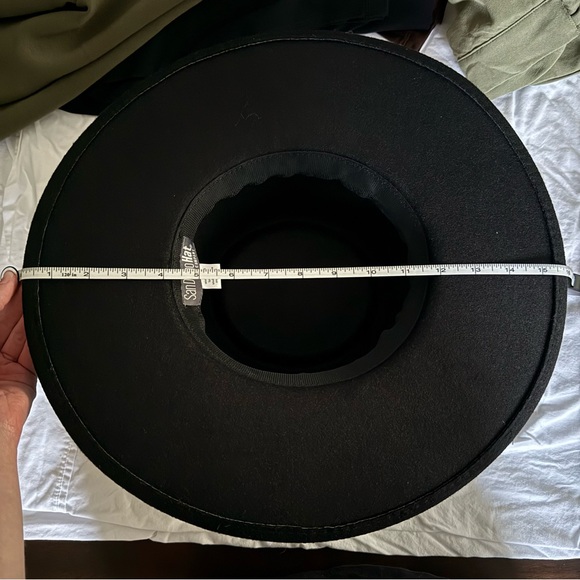 San Diego Hat Company Black Hat with Silver Details - Picture 8 of 9